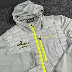 Klim Boulder Stretch Down Hooded Jacket – Gray – Mens Size 2XL NWT